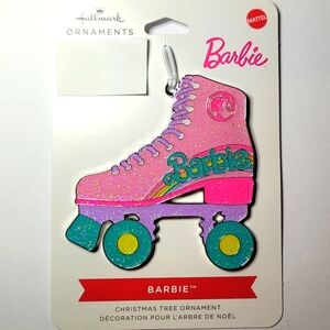 Hallmark Barbie Roller Skate Metal Christmas Ornament